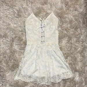 Fashion Nova Lace Romper